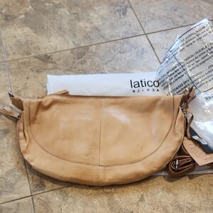 NWT Latico Callieeather Sling Bag Camel